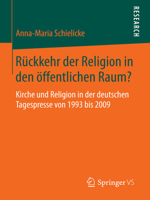 cover image of Rückkehr der Religion in den öffentlichen Raum?